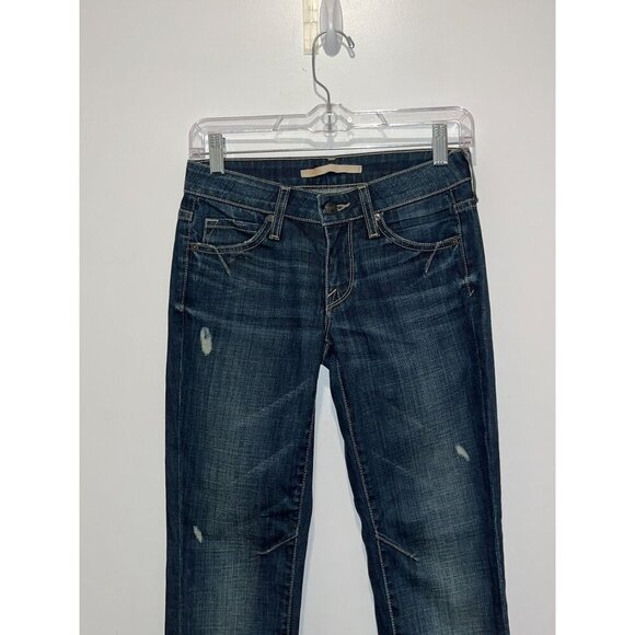 VINCE Vintage  Distressed Low Rise kinny Jeans Size 24 - Picture 2 of 10